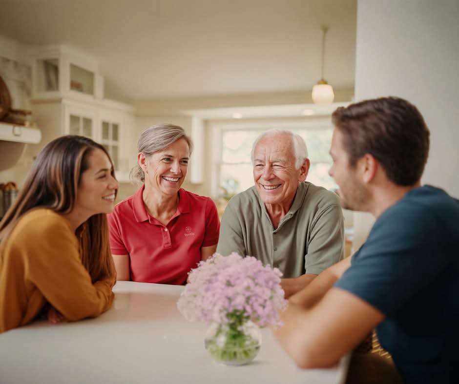 A planning meeting focused on community home care growth